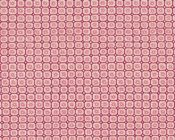 Patchworkstoff "Calico Cutey" mit Sternchen-Karo-Muster, altrosa