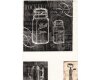 60-cm-Rapport Patchworkstoff IVORY KITCHEN, klassische Küchen-Bilder, hellbeige-schwarz