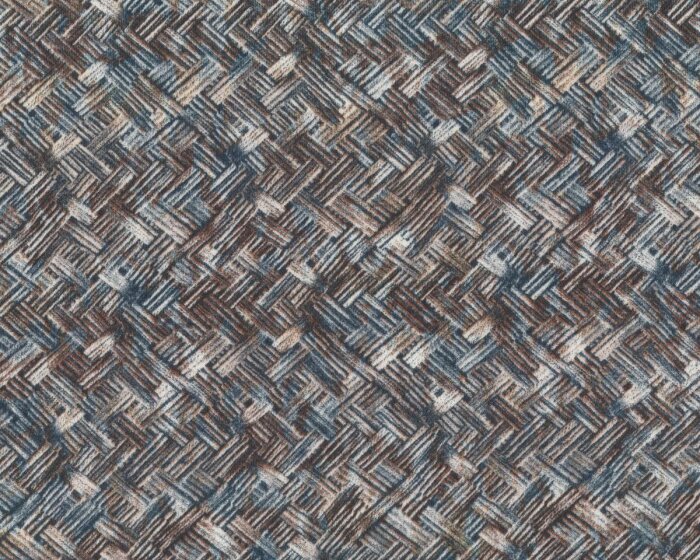 Viskose-Jersey AMANDA, Diagonal-Flechtmuster, braun-grau