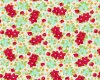 Patchworkstoff HELLO DARLING, Blumen-Bouquets, wollweiß-rot, Moda Fabrics