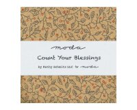 Precuts Charm Pack COUNT YOUR BLESSINGS, 12,5 x 12,5 cm,...