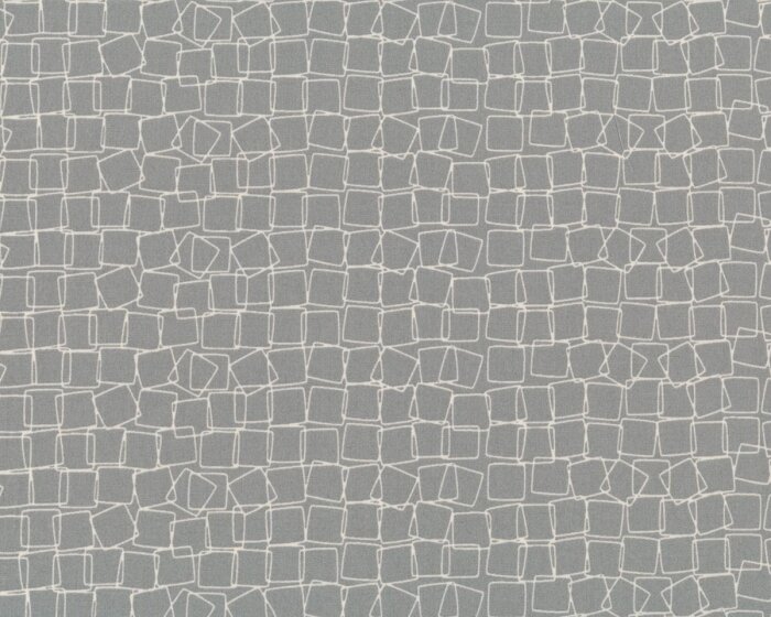 Popeline-Patchworkstoff MAKER, wildes Viereck, grau, Art Gallery