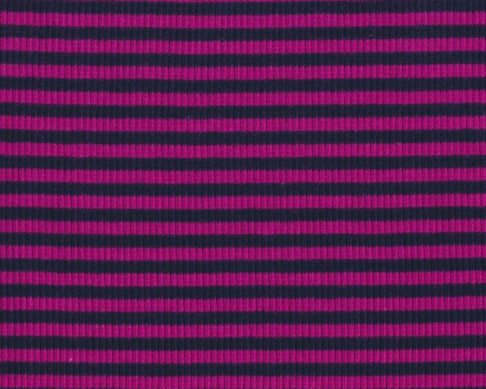 Bündchen RINGEL-SCHLAUCH, marineblau-fuchsia