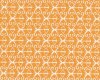 Patchworkstoff "Spa", gebrochenes Ornamentstreifen-Muster, gedecktes orange-weiß