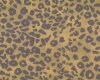 Feiner Chiffonstoff WILD, Leopardenmuster, goldbraun-schwarz