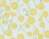 Patchworkstoff "Dandelion" mit gezackten Pusteblumen, gelb-helles mintgrün