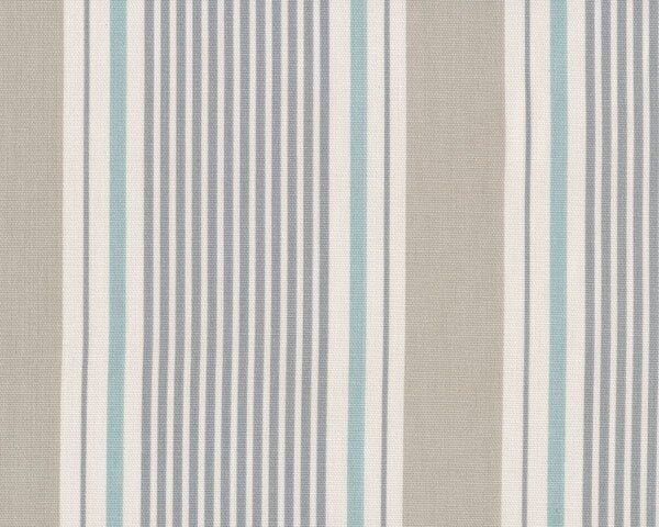 Englischer Dekostoff MARTIME SAIL STRIPE, Streifen-Rapport, natur, Clarke & Clarke