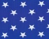 Baumwolljersey mit Elasthan BIG STARS, Sterne, extrabreit, blau