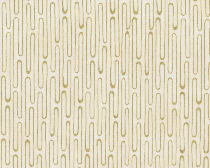 Patchworkstoff SPARKLE, Stäbchen-Wellen, creme-gold metallic