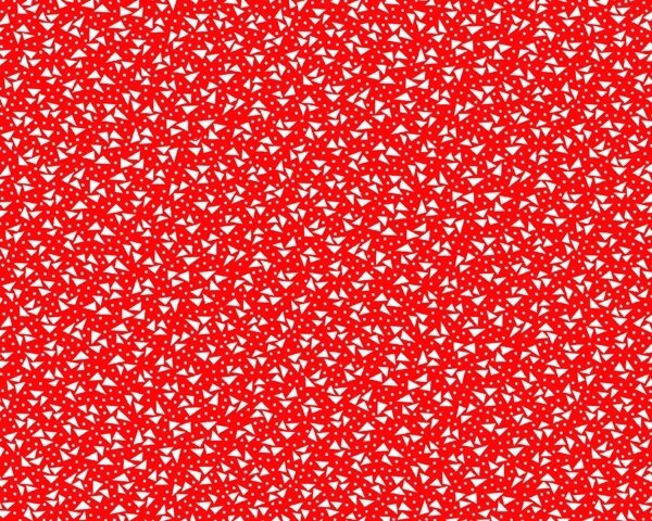 Patchworkstoff "Buttercup", Dreieck-Punkte-Muster, rot-weiß