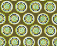 Patchworkstoff CHIPPER, hypnotische Kreise, olivge, Tula...
