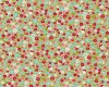Patchworkstoff VINTAGE PICNIC, Streublümchen, helles schilfgrün-rot, Moda Fabrics