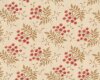 Patchworkstoff LARKSPUR, filigrane Zweige, hellbeige-rotbraun
