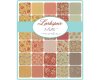 Patchworkstoff LARKSPUR, filigrane Zweige, hellbeige-rotbraun