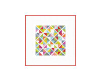 Patchworkstoff HEY DOT, Icon-Kreise, steingrau-türkis, Moda Fabrics