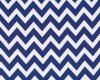 Patchworkstoff REMIX, breite Chevron-Zacken, blau-weiß