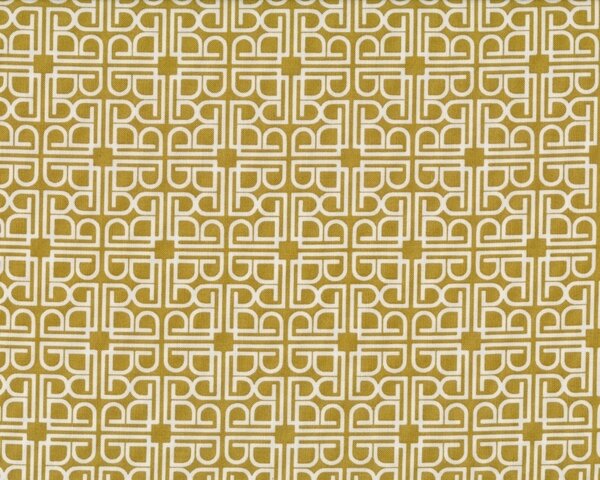 Patchworkstoff "World Tour" mit spanischem Kreuz-Ornament-Muster, gedecktes limette