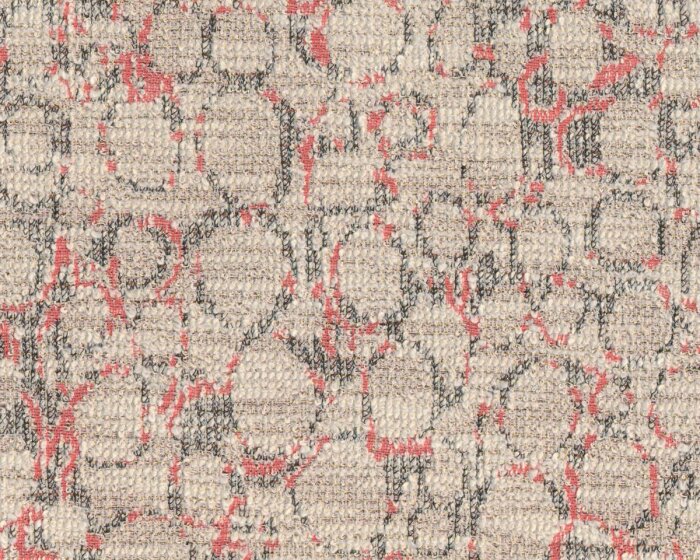 Edler Viskose-Bouclé mit Lurex aus Italien JANES, creme-lachsrosa