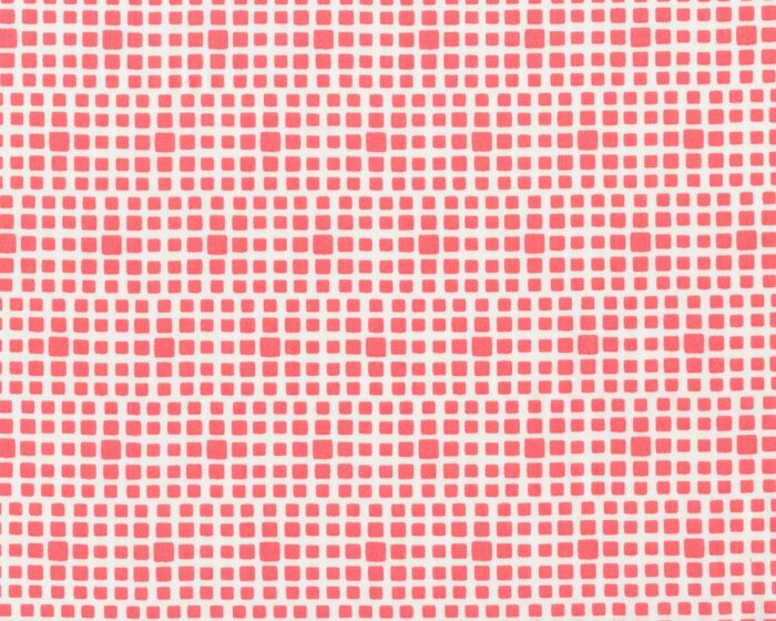 Popeline-Patchworkstoff SQUARED ELEMENTS, Quadrat-Optik, pastellrot, Art Gallery