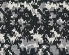 Weicher, leichter Jacquard-Jersey COTTON BUBBLE, schwarz-wollweiß