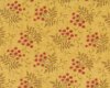 Patchworkstoff LARKSPUR, filigrane Zweige, gedecktes gelb-rotbraun, Moda Fabrics
