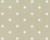 Englischer Dekostoff DOTTY, Punkte, schilfgrün, Clarke & Clarke