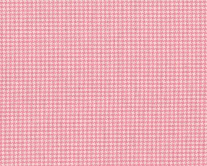 Flanellstoff von Westfalenstoffe BERGEN, Vichy-Hahnentritt, rosa-weiß