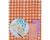 Patchworkstoff FOLLIE, Papier-Schnitt-Blüten, helles lilablau
