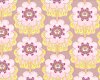Feiner Popeline-Patchworkstoff "Modernology" mit großen Blubber-Blüten, helles altrosa-beigegrau