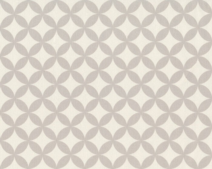 Patchworkstoff BONNIE & CAMILLE BASICS, Kreuz-Ovale, natur-wollweiß, Moda Fabrics