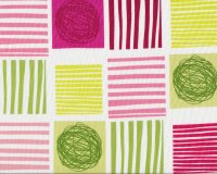 Patchworkstoff TWIST STYLE, Muster-Quadrate, pink-helles...