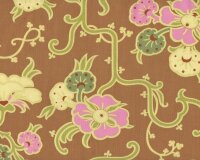 Patchworkstoff GYPSY CARAVAN mit Rankenblüten,...