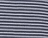 Bündchen-Stoff FEINRIPP RINGEL, schmale Streifen, marineblau-weiß