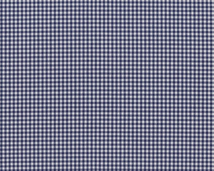 Westfalenstoff, Webstoff LANDHAUS, Vichykaro, dunkelblau-wollweiß