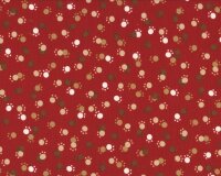 Patchworkstoff WHISKERS & TAILS mit Tatzen, Pfoten, rot