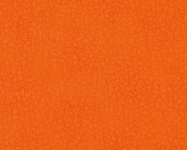 Patchworkstoff "Quilters Basic", feines Punkte-Batik-Muster, kräftiges orange-dunkles aprikot