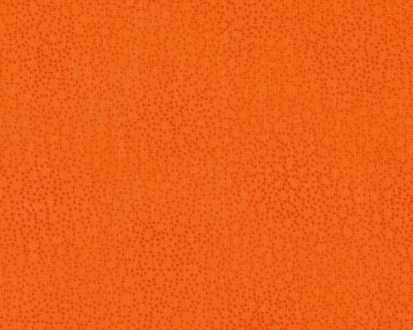 Patchworkstoff "Quilters Basic", feines Punkte-Batik-Muster, kräftiges orange-dunkles aprikot