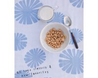 Patchworkstoff FOLLIE, unregelmäßige Streifen, kräftiges pink-weiß