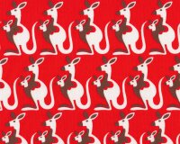 Glatter kühler Baumwolljersey KANGAUROU, niedliche...