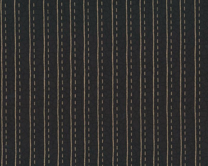 Patchworkstoff COUNT YOUR BLESSINGS, Strichel und Linien, dunkelbraun-dunkles beige, Moda Fabrics