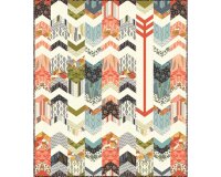 Patchworkstoff NOMAD, Waldtiere und Blumen, cremé-helles mintgrün, Moda Fabrics