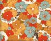 Patchworkstoff NOMAD, Waldtiere und Blumen, cremé-helles mintgrün, Moda Fabrics