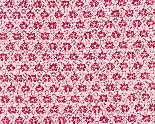 Patchworkstoff SIMPLE PLEASURES mit Blumen, Scherenschnitt, rot, Northcott