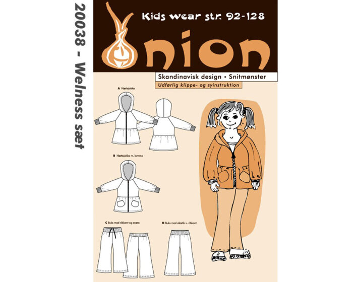 Wellnessanzug, Schnittmuster ONION 20038