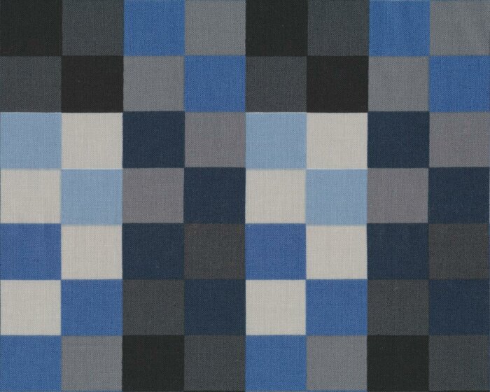 Patchworkstoff SERENITY, Karo-Muster, dunkelgrau-gedecktes blau, Moda Fabrics