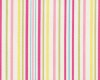 Englischer Dekostoff Clarke & Clarke "Nostalgic Ella Stripe" mit unregelmäßigen Streifen, pink-pastellgelb