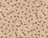 Patchworkstoff "Spirit of Christmas" mit Blüten-Wirbeln, beige-dunkelrot-moosgrün