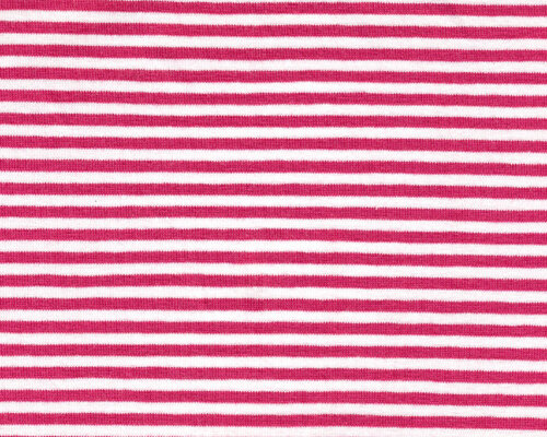Baumwoll-Jersey "Campino" mit Streifen, extrabreit, pink-weiß