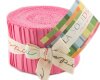 Precuts Junior Jelly Roll BELLA SOLIDS, 6 x 110 cm, 20 Streifen, dunkles rosa, Moda Fabrics