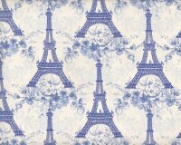 Patchworkstoff "Penelope", Paris mit Eiffelturm...
